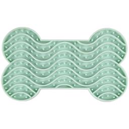 Flamingo Lick Pad Yummee Silicone Bone Green Small Model